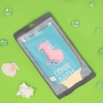 Мочалка-варежка для тела детская «KapitoshkaBoom» Динозаврик, цвет как на фото, 14*24см, Zip-пакет