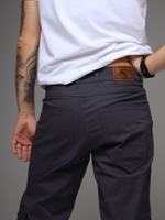 Брюки карго мужские без манжет темно серый Город Горький