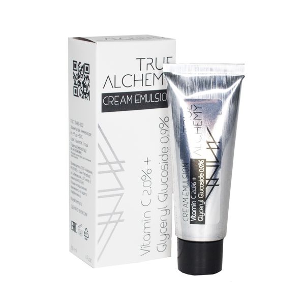 Cream Emulsion Vitamin C 2,0% + Glyceryl Glucoside 0,9%, крем для лица, 30мл (TRUE ALCHEMY)