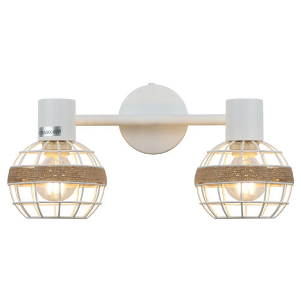 Светильник настенно-потолочный спот Rivoli Anselma 7034-702 2 x E14 40 Вт поворотный