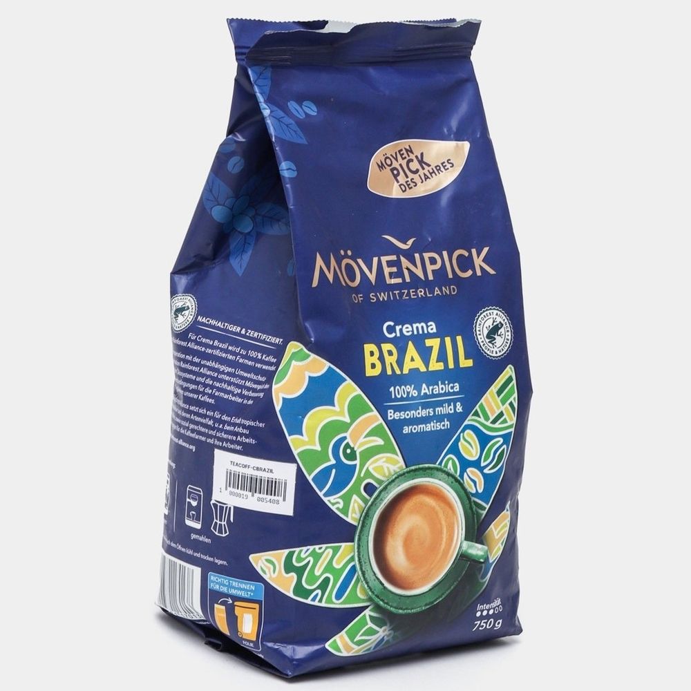 Кофе в зернах Movenpick Crema Brazil 750 г x 2 шт