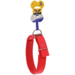 Ошейник для собак однотонный «ЗООЛЕНД БРО», цвет красный, 3*59см (бирка)