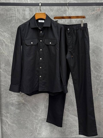 Льняной костюм Brunello Cucinelli