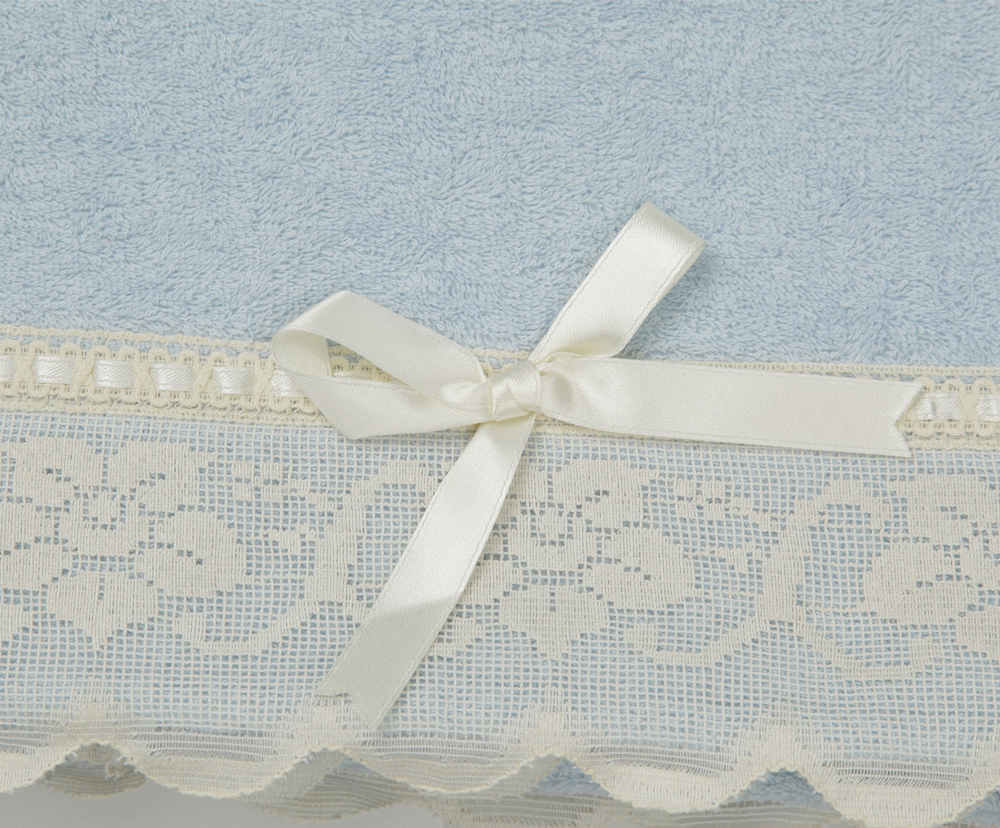 Махровое полотенце Buratto голубое от Old Florence - Италия