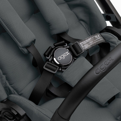 Коляска Agex Prima Pro 3 в 1 с автокреслом i-Team Black APP633 Grey (Серый)