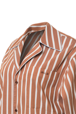 “Relaxed cotton” Рубашка в пижамном стиле с кантом.