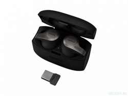 Jabra Evolve 65t беспроводная гарнитура Titanium Black, Bluetooth, Link 370, UC ( 6598-832-209 )