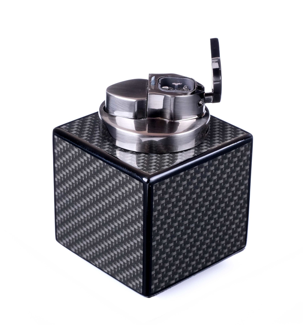 Зажигалка настольная Lubinski, Карбон