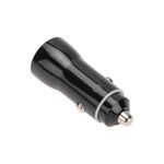 Автозарядка в прикуриватель АЗУ USB-A (QC 3.0)+USB-C (PD), 38Вт черная REXANT