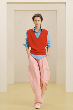 ZARA РУБАШКА С ДЛИННЫМИ РУКАВАМИ, СИНИЙ/БЕЛЫЙ