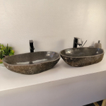 Раковина из речного камня ПАРА! RS-65544 65*33*15 0866
