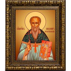 Владимир Преображенский, священномученик, пресвитер. Икона на холсте.