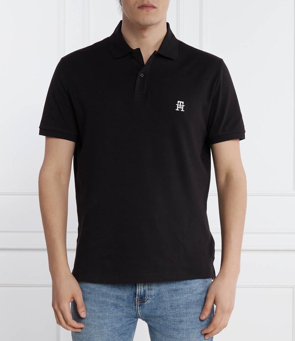 Поло Tommy Hilfiger - черный(MW0MW34783)