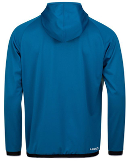 Кофта для мальчика теннисная Head Power Hoodie B - blue/print vision