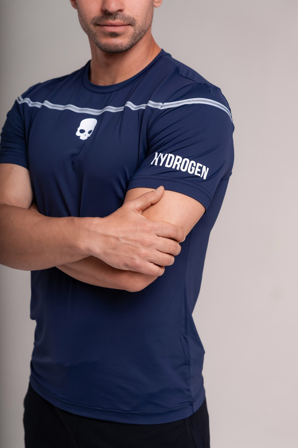 Мужская футболка HYDROGEN ZIG ZAG TAPE T-SHIRT (TT0004)