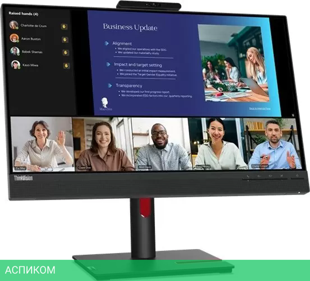 Монитор Lenovo ThinkVision T24v-30 63D8MAT3EU