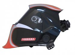 Маска сварщика "Хамелеон"  SUN7 черно-красная/Aurora