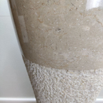 Раковина напольная из мрамора Pedestal Cream/Cream MN-6402