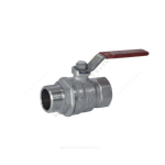Кран шаровой латунь хром R854L Ду 40 Ру42 ВР/НР полнопроходной рычаг красный Giacomini R854LX027