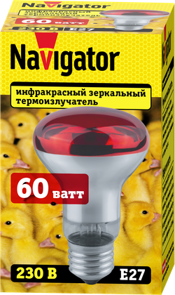 Термоизлучатель Navigator 93 973 NI-R63-60-230-E27-ИКЗК