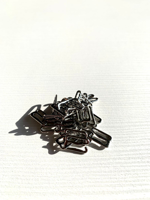 Крючки металл серебро 15мм