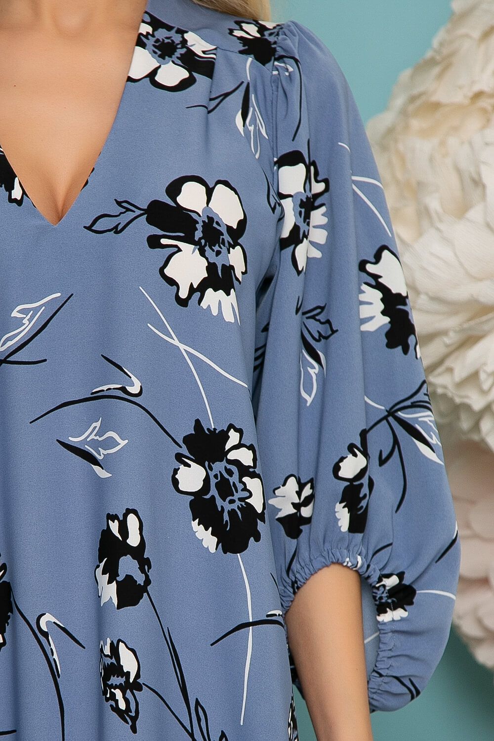 Платье "Нимфа" (серо-голубое) П3605 LT Collection (Акция)