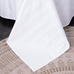 Постельное белье Страйп Сатин Однотонный Отель белый 3x3 CTH037157