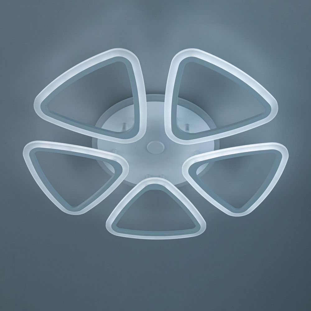 Citilux Мальта Смарт CL234A250E RGB Умная люстра Белая