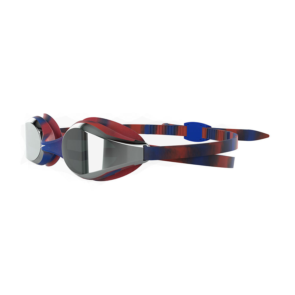 Очки для плав. детск. SPEEDO Hyper Flyer Mirrored Jr, 8-7750316411, ЗЕРКАЛЬНЫЕ линзы, сине-красный
