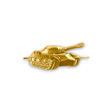 Эмблема ( Знак ) Петличная ( Петлица ) Танковые Войска Правая Золотистая