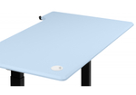 Компьютерный стол Woodville Маркос 120х75 голубой, черный, ножки черные