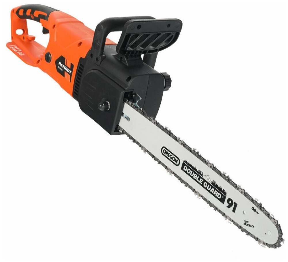 Пила цепная электрическая PATRIOT ES, 2000Вт, шаг цепи 3/8", длина шины 40см, плавный пуск