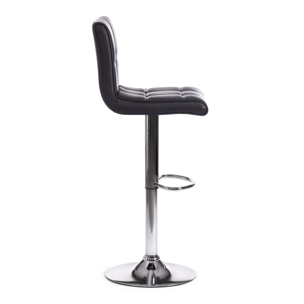 Стул барный BARBER (mod. KY711D) металл/экокожа, 43*50*92-103 см, черный/хром