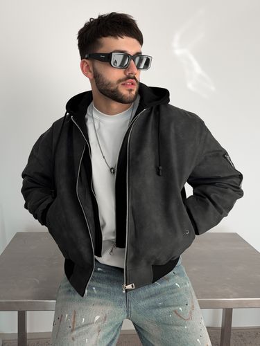 Куртка бомбер мужская утепленная