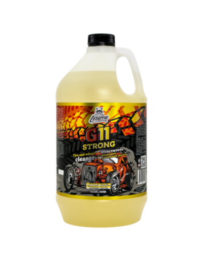 Leraton Высококонцентрированный очиститель покрышек и колесных дисков G11 STRONG 3.8л