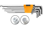 Набор шестигранников с шаром INGCO 1,5-10 мм. Extra Long INDUSTRIAL HHK12092