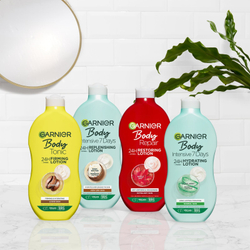 Garnier Body Tonic - увлажняющее и укрепляющее молочко для тела /   400  ml  / GTIN 3600542565950