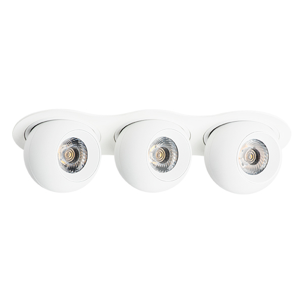 i636626262 Светильник INTERO LED 9W*3 850LM*3 24G БЕЛЫЙ 3000K (217636+217062+217062+217062)