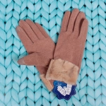 Перчатки женские «Manhattan», с манжетом, утепленные иск. мех, микс 5 цветов, размер универсальный 23*8,5см.