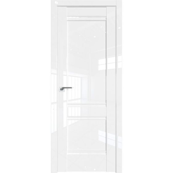 Глянцевая Profil Doors 1L белый люкс глухая