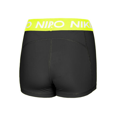Женские теннисные шорты Nike Performance 365 3in Ball Shorts Women - Black, Neon Yellow
