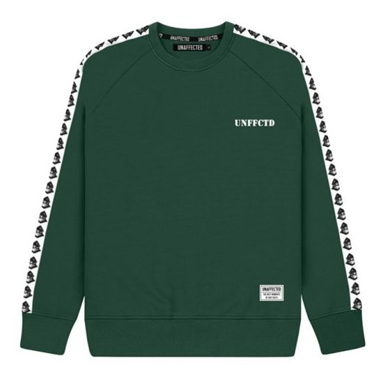 Свитшот Unaffected Лампасы (зеленый)