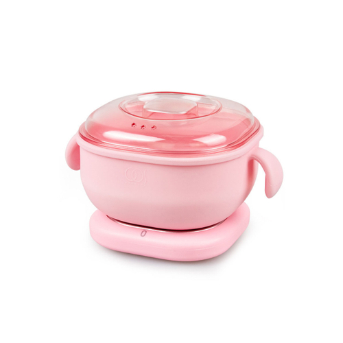 Воскоплав электрический с силиконовой чашей розовый