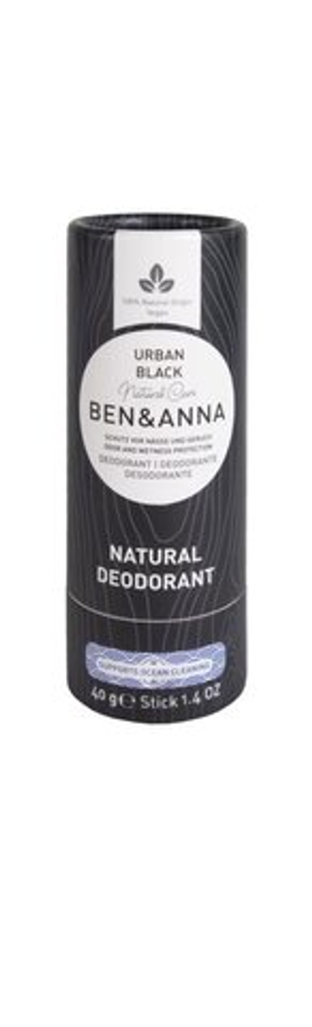 BEN&ANNA Natural Deodorant Urban Black - стик-дезодорант /   40  g  / GTIN 4260491222237