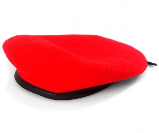 [М] Берет "Юнармия" бесшовный (красный)