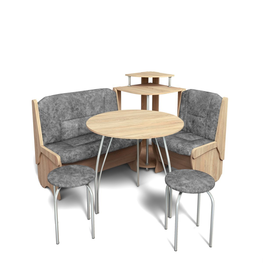 Кухонный набор Лотос дуб сонома/графит