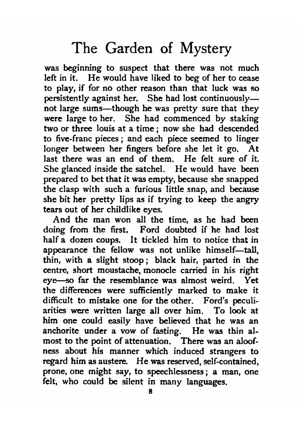 The Garden of Mystery | Richard Marsh