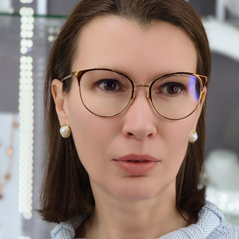 Серьги Fiore Luna WHITE PEARL ACE29685-01 G