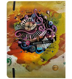 BM-01/2 Блокнот бол. «Звуки музыки» (3D твердая обложка)