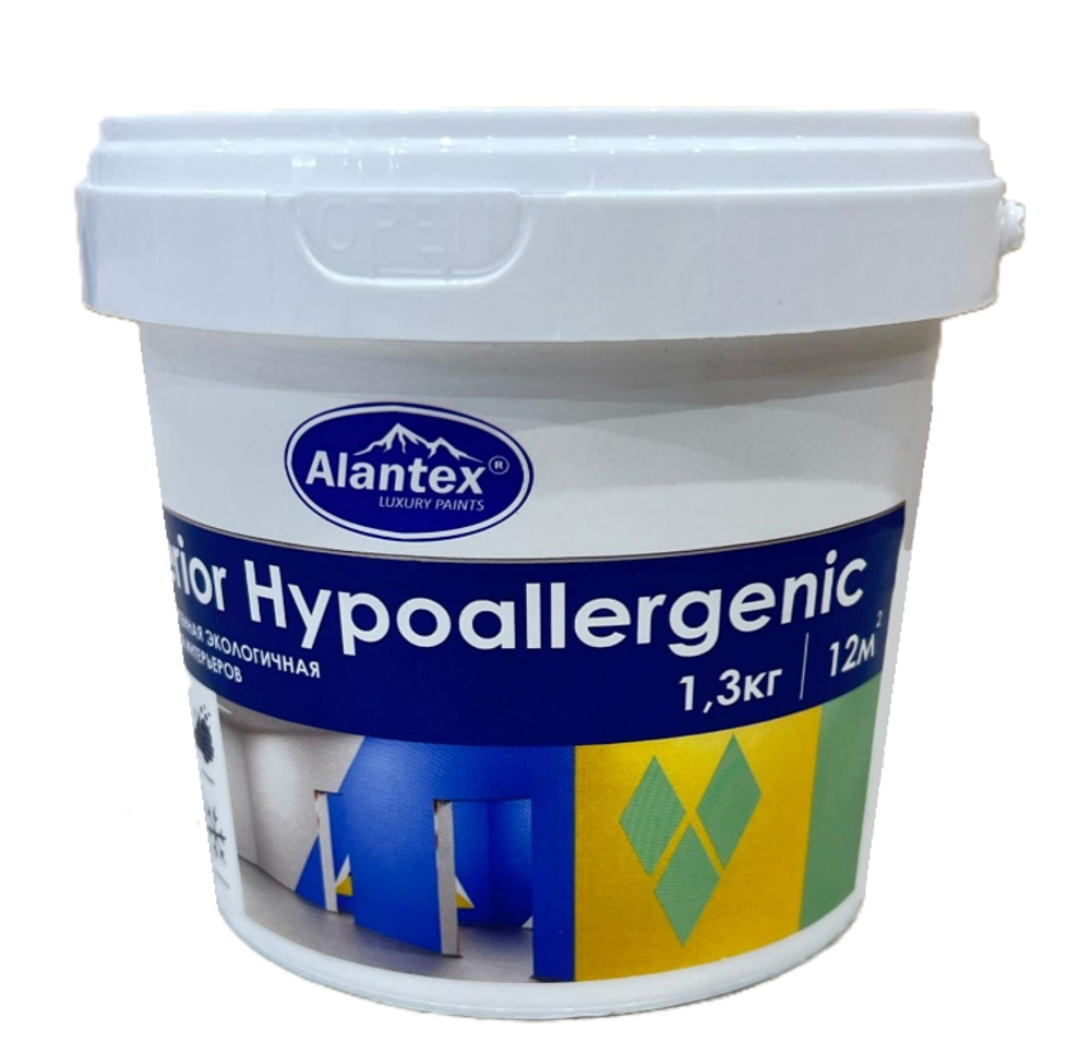 КРАСКА ALANTEX INTERIOR HYPOALLERGENIC  1,3 КГ  (4870233517103)